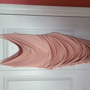 NWT Draped neck, ruched dress from Charlotte Russe